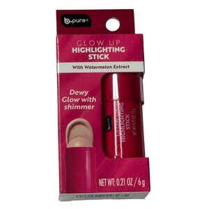 b.pure Glow Up Highlighting Stick Dewy Shimmer Watermelon Extract New